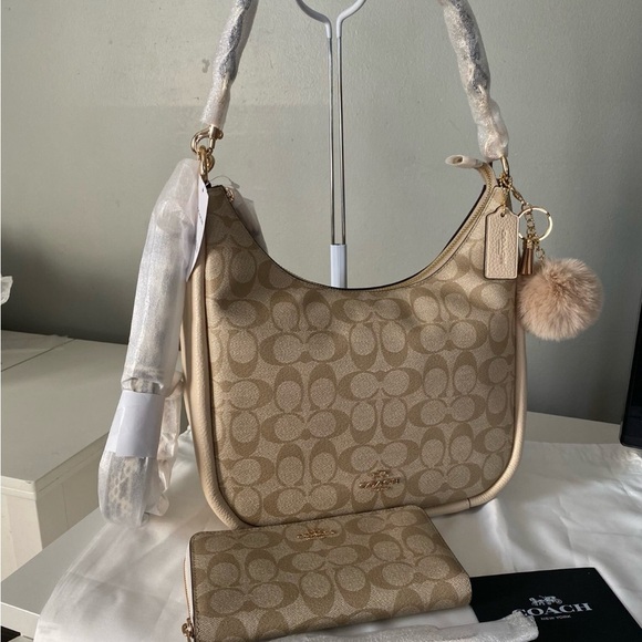 Coach Jules hobo bag and wallet